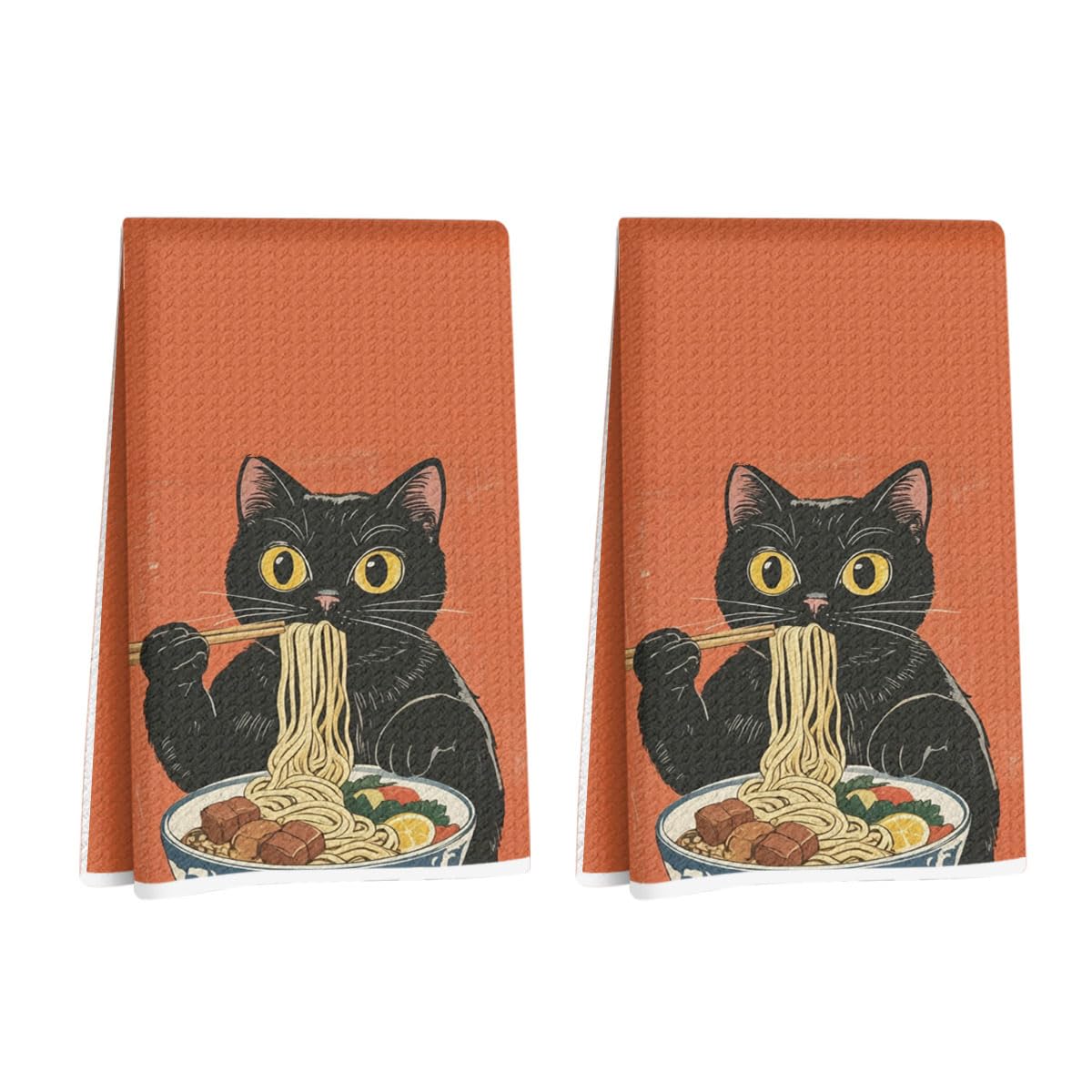 2 Pcs Gnome Heart Kitchen Towels Decorative Hand Towels