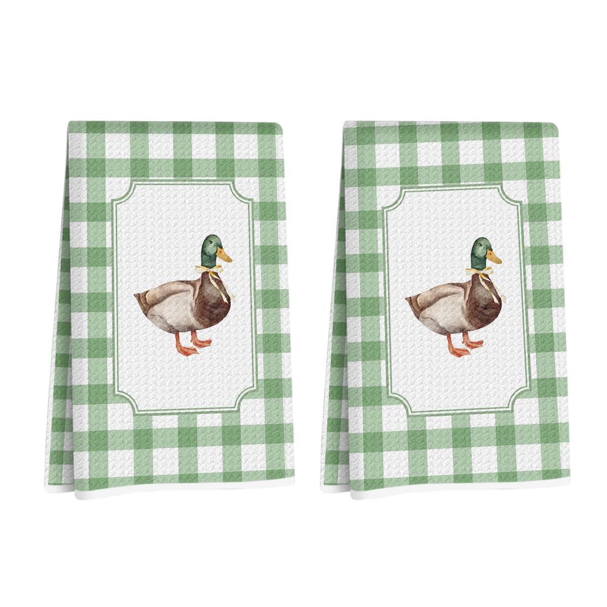 2 Pcs Gnome Heart Kitchen Towels Decorative Hand Towels