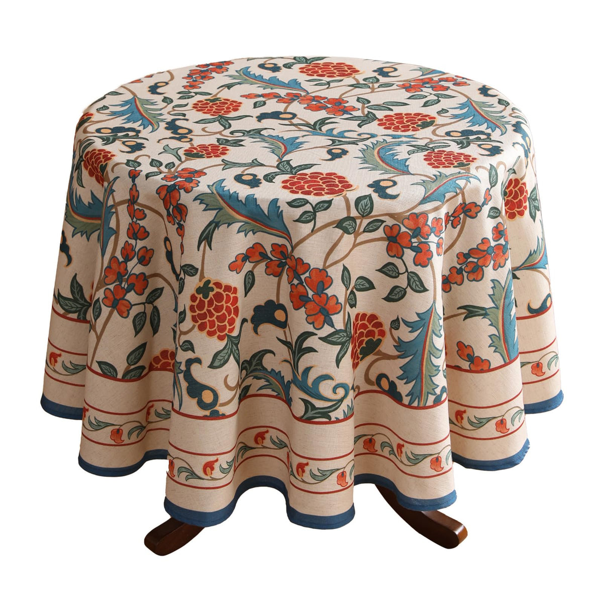 patdrea Vintage French Linen Tablecloth,Rectangular,79"x55"-Wensel