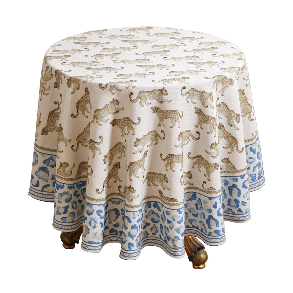 patdrea Vintage French Linen Tablecloth,Rectangular,79"x55"-Wensel
