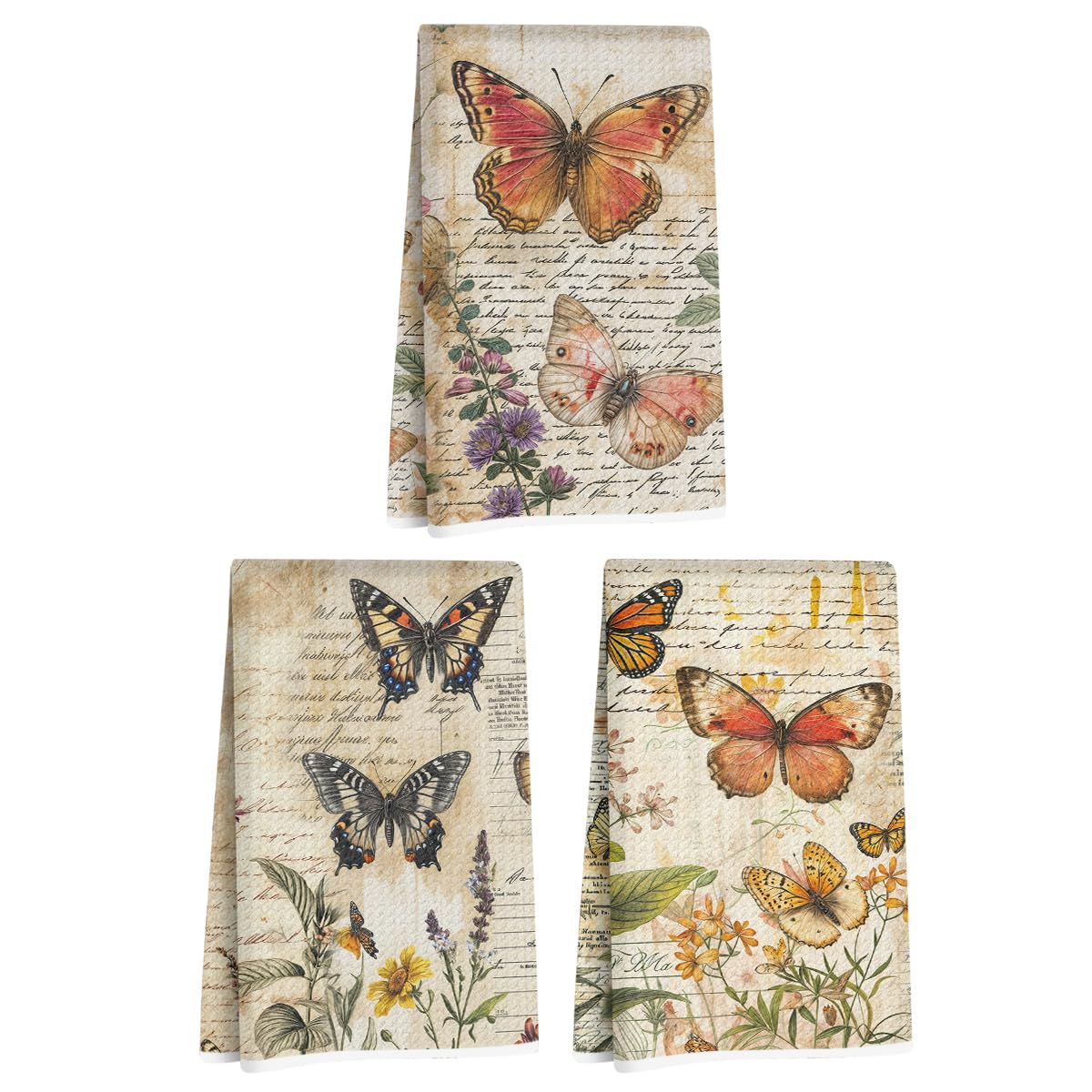 2 Pcs Gnome Heart Kitchen Towels Decorative Hand Towels