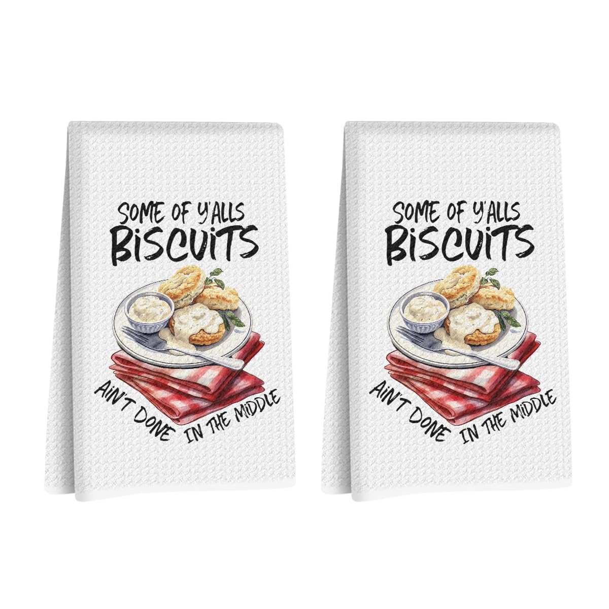 2 Pcs Gnome Heart Kitchen Towels Decorative Hand Towels
