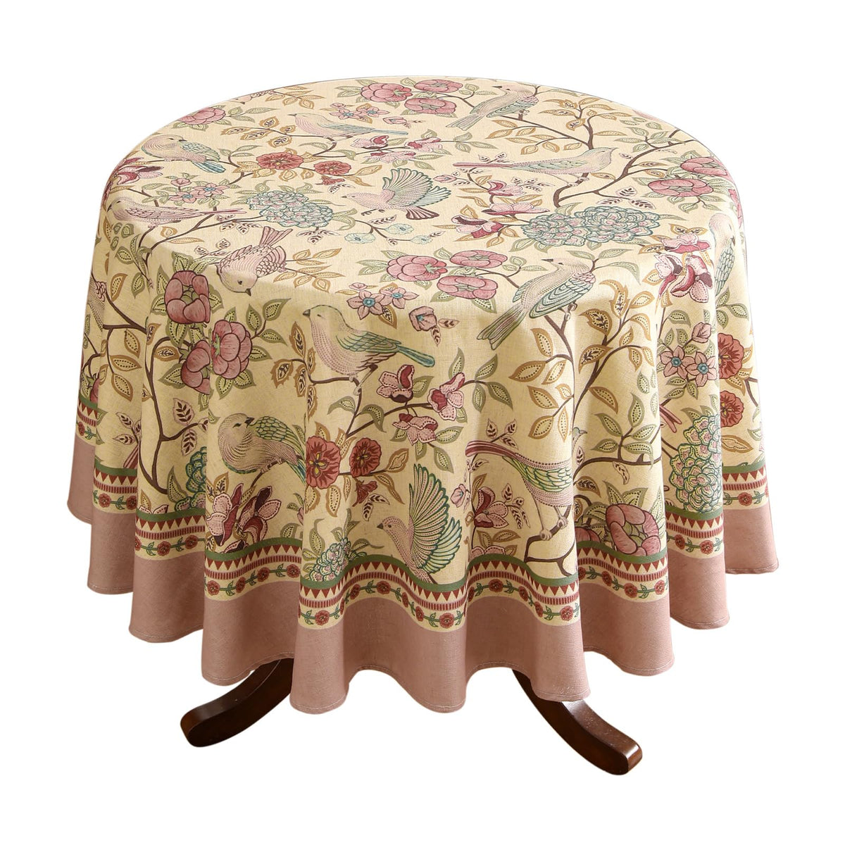 patdrea Vintage French Linen Tablecloth,Rectangular,79"x55"-Wensel